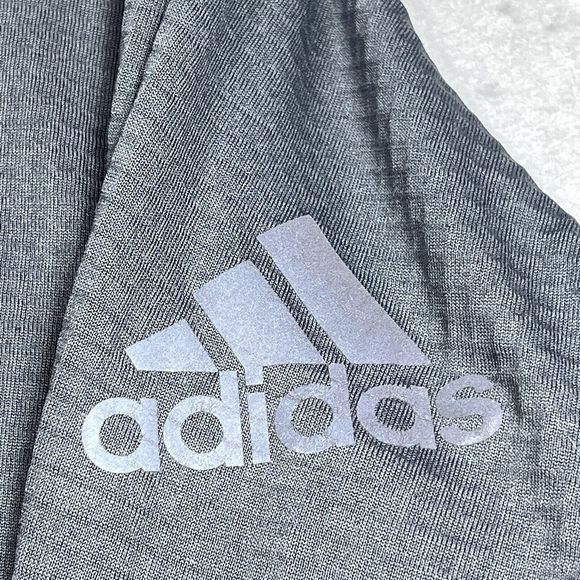 Adidas Athletic Sweater Women’s Medium Gray Half Zip Workout Top Long Sleeve. - Picture 6 of 16